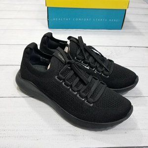 Aetrex Carly Women's Comfort Walking Shoes Size 7 - Black